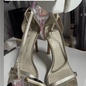 Stuart Weitzman Metallic Heels